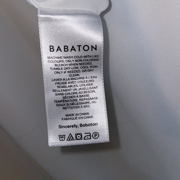 ARITZIA BABATON WHITE LACE TANK TOP SIZE S - Picture 4 of 4